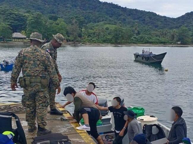 Migrantes rescatados- foto Senafron