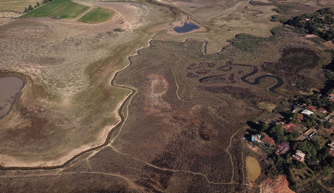 La sequía ha desaparecido varios ríos en el centro de Brasil. 