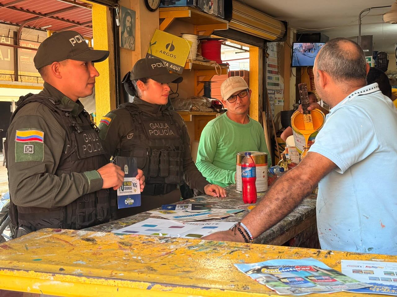 Campaña contra la extorsión. // Policía de Bolívar