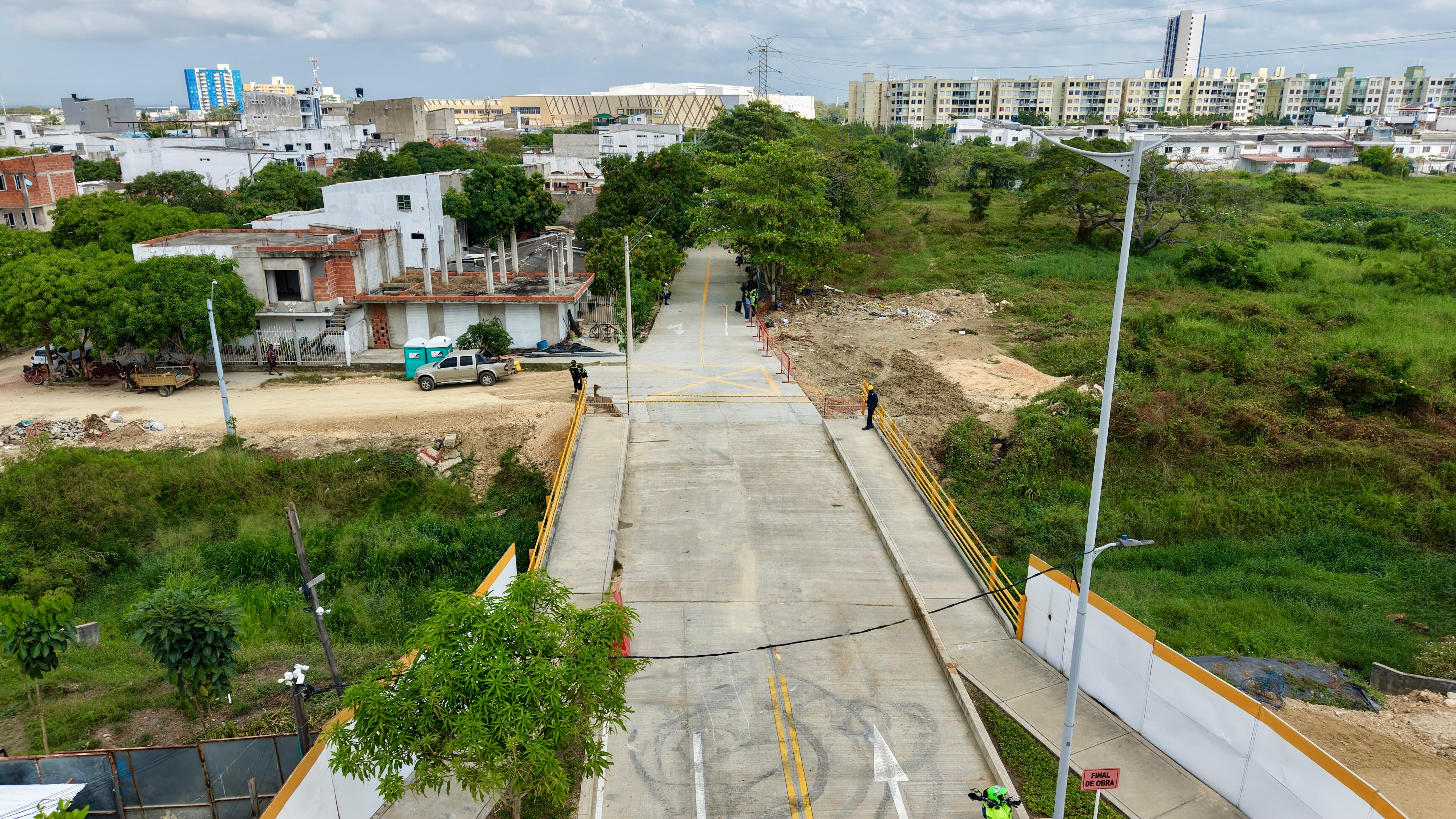 mejora el acceso a la Terminal de Transportes, Ciudad Jardín, y fortalece la movilidad entre La Cordialidad y la antigua vía a Ternera