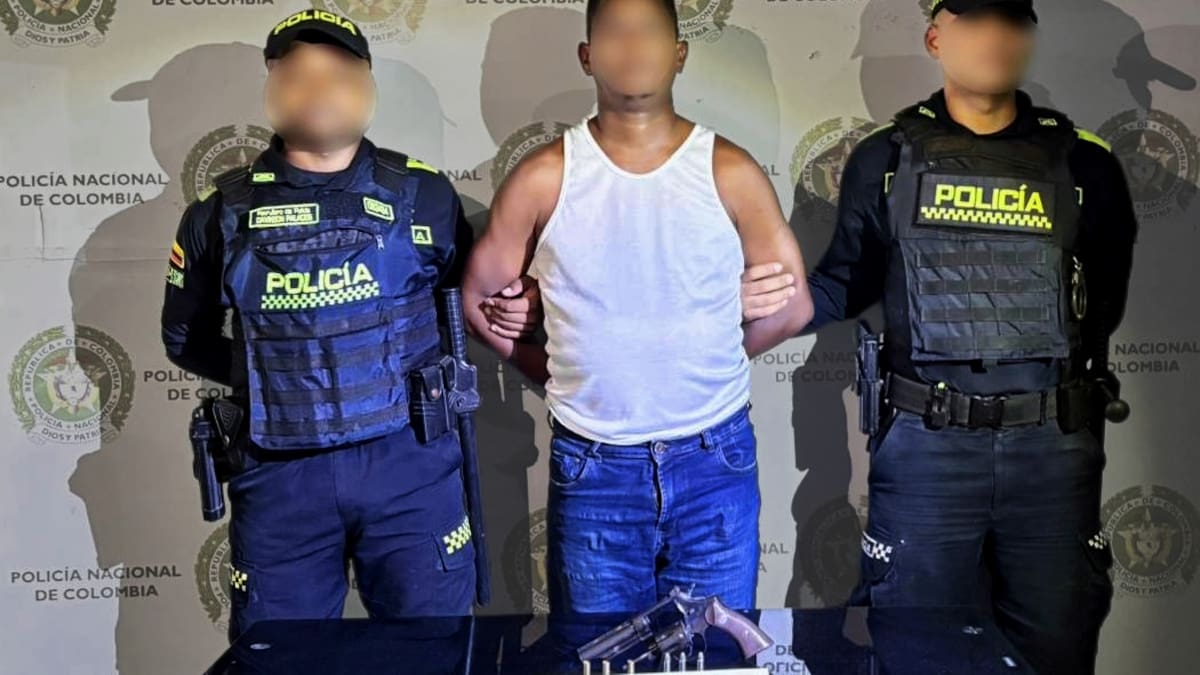 Capturan a alias ‘Felo’ con arma de fuego tras herir a una persona en Bicentenario