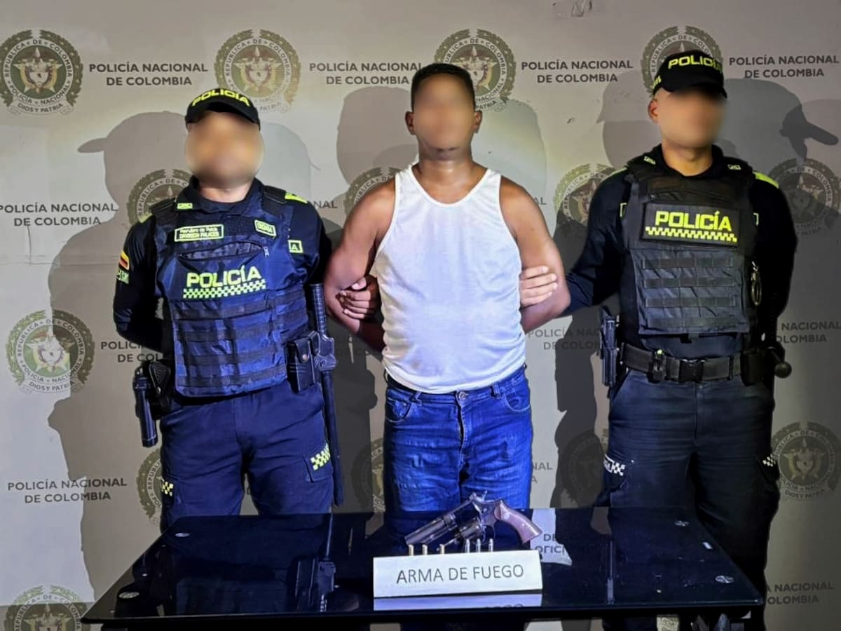 Capturan a alias ‘Felo’ con arma de fuego tras herir a una persona en Bicentenario