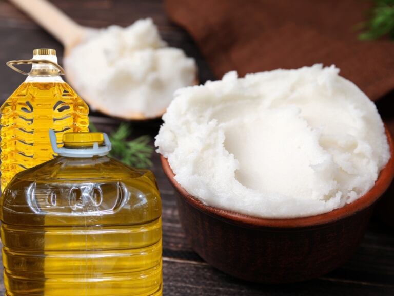 Imágenes de referencia // aceite y manteca de cerdo // Getty Images