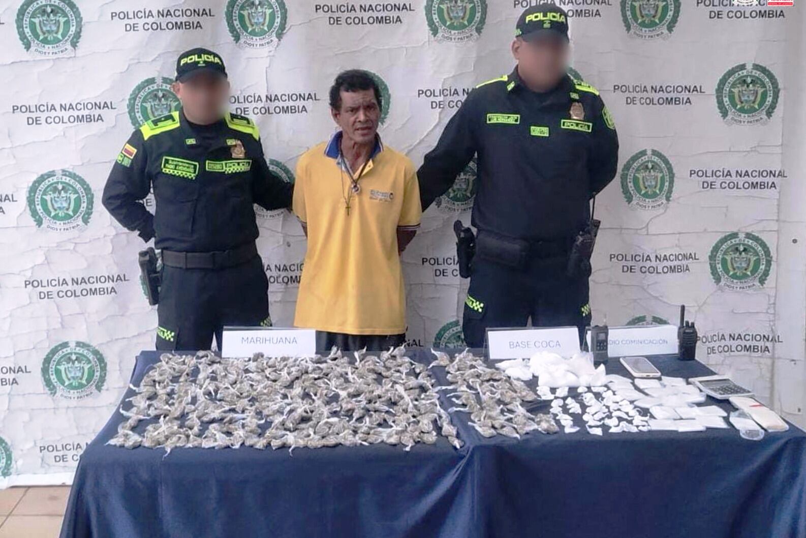 Cárcel para hombres presuntamente comprometidos con el expendio de estupefacientes en Bolívar