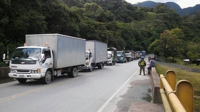 25% sería el incremento a los transportadores por Reforma Tributaria. Foto: Colprensa