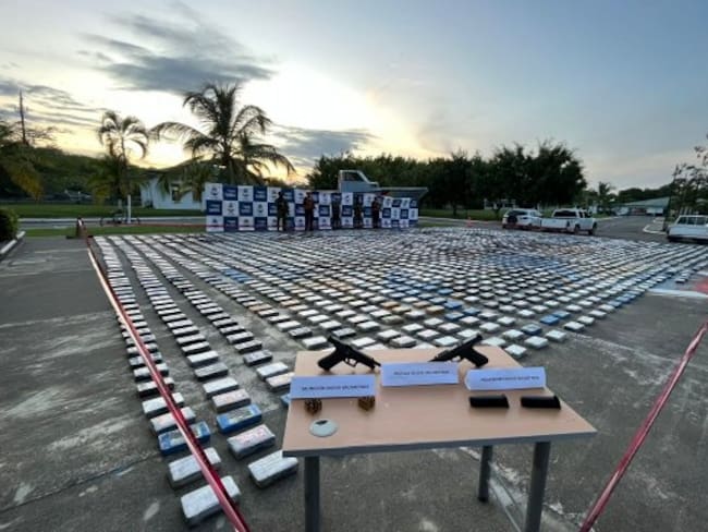 Incautación cocaína- foto Armada Nacional