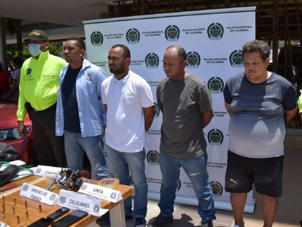 Cayeron 'Los Pescadores' cuando iban a asaltar un negocio en Cartagena