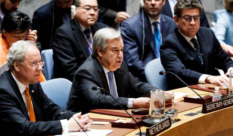 El secretario general de las Naciones Unidas, Antonio Guterres.