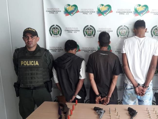 Policía captura tres personas por ataque sicarial en Bolombolo, Antioquia