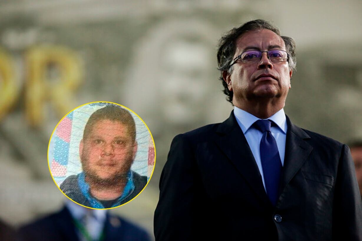 Timothy Alan Livingston y Gustavo Petro. Foto: Suministrada / Colprensa