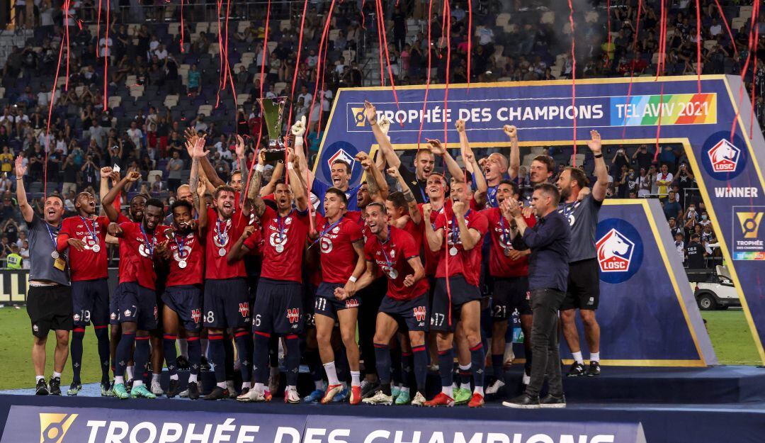 Lille se proclamó campeón de la Supercopa de Francia luego de vencer al PSG