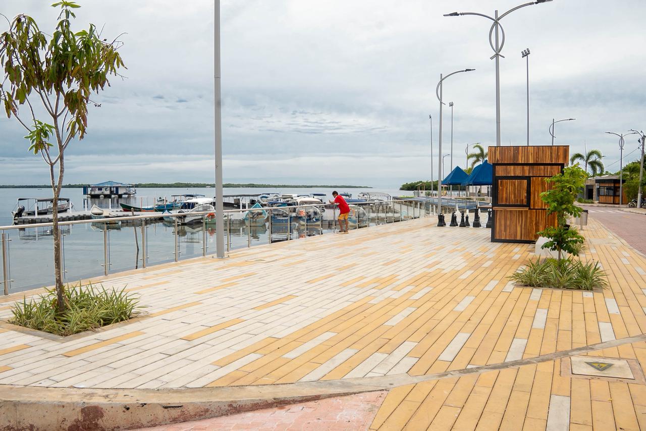Inauguran Malecón Ecoturismo de la Bahía de Cispatá en San Antero, Córdoba. Foto: prensa Gobierno Nacional.