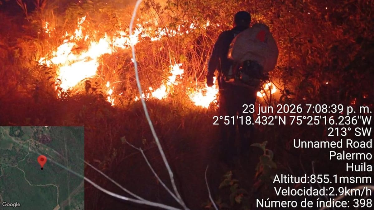 Garzón y Acevedo permanecen en alerta por amenaza de incendios forestales en el Huila