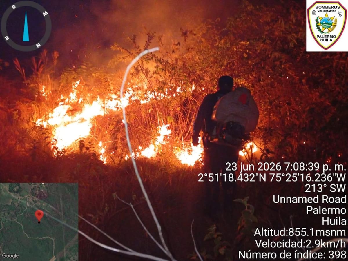 Garzón y Acevedo permanecen en alerta por amenaza de incendios forestales en el Huila