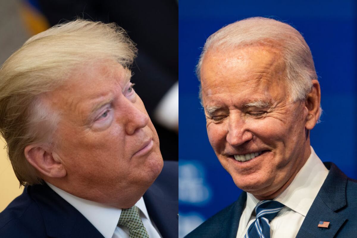 Biden y Trump. Fotos: Getty Images.