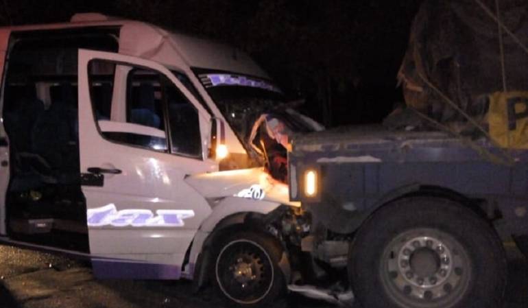 El accidente ocurrió en el sector Llano de la Virgen, en la variante de Chicoral.