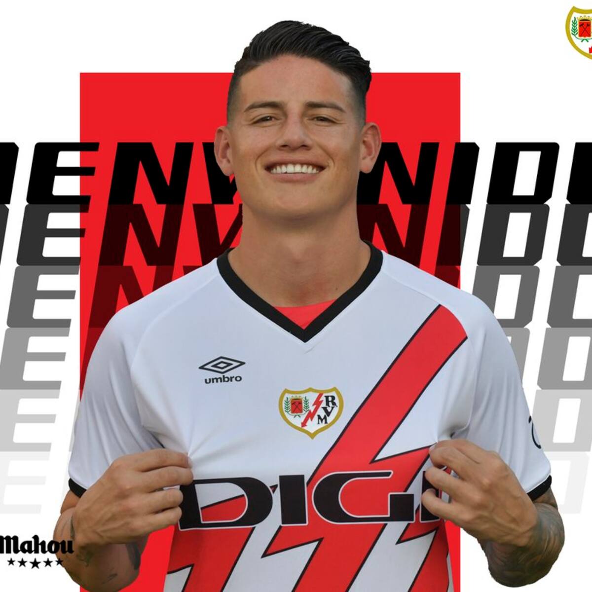 James Rodríguez es nuevo jugador del Rayo Vallecano: así fue presentado