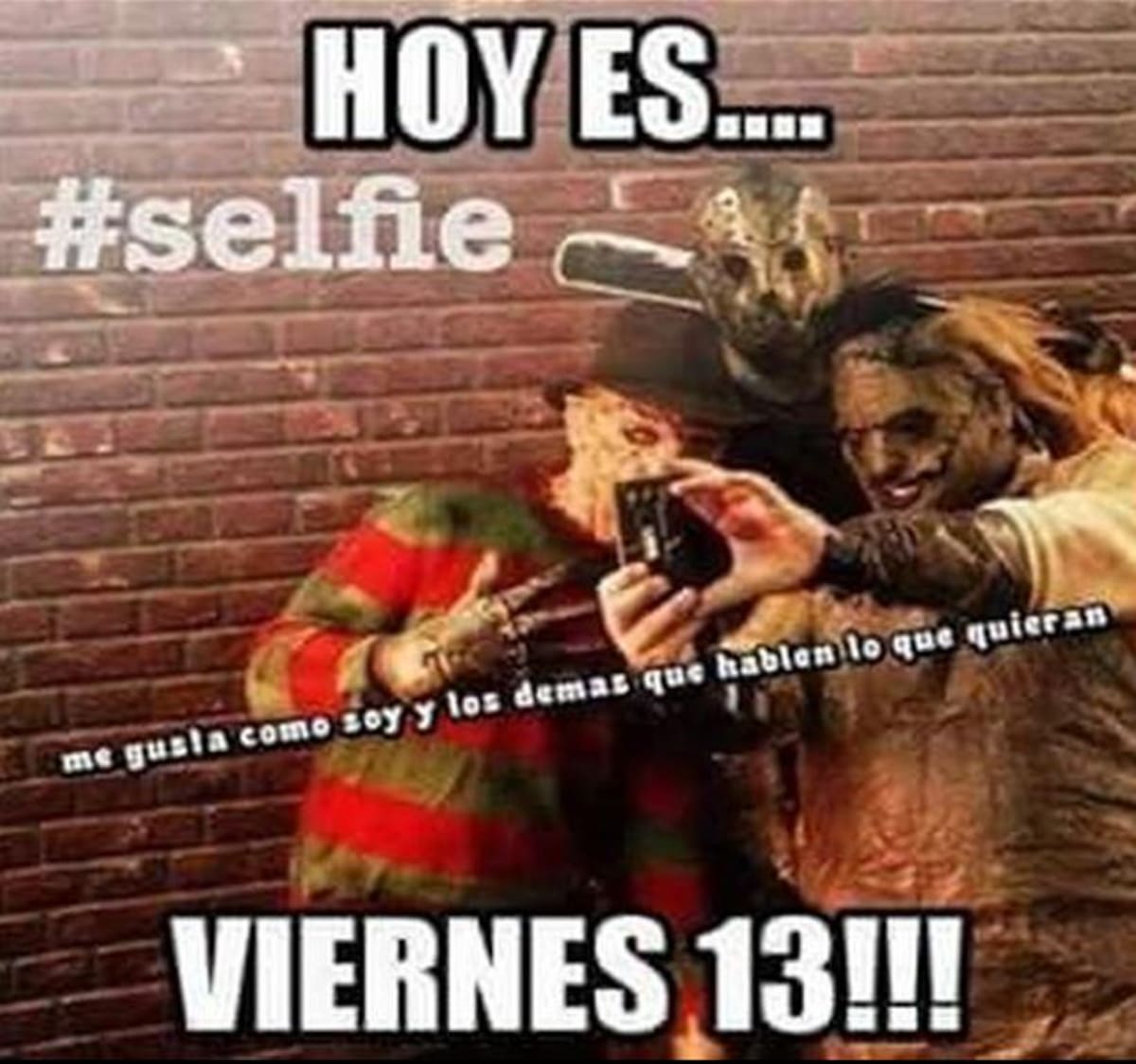 Algunas personas relacionan la fecha con la mala suerte. Otras personas la vinculan con humor. Fotos: Redes Sociales.