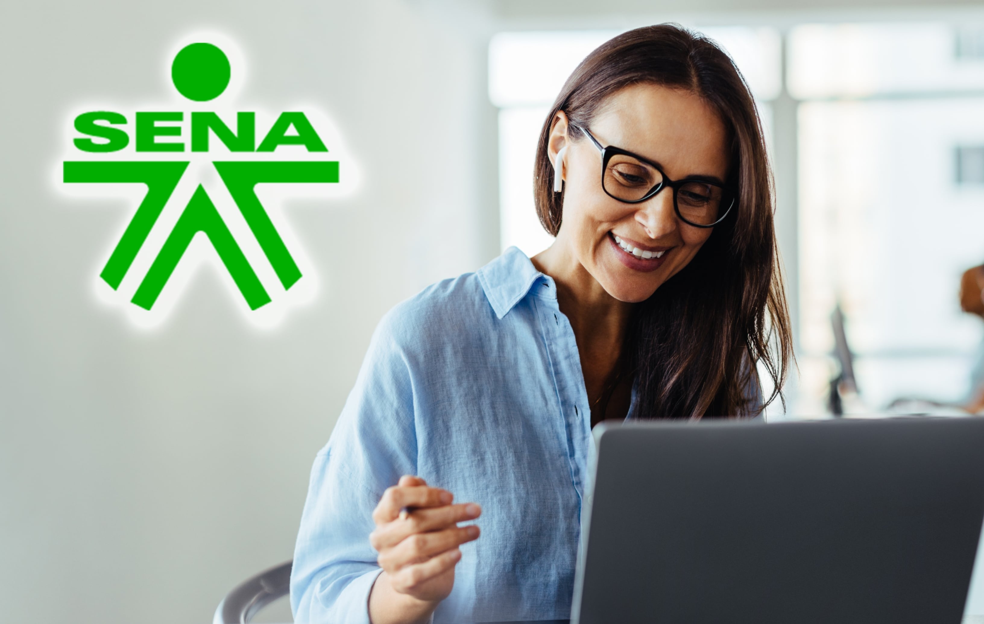 Imagen de referencia de Getty Images. Logo de Sena