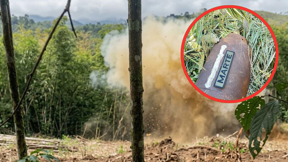 Ejército destruyó explosivo que amenazaba la tranquilidad en el norte del Cauca