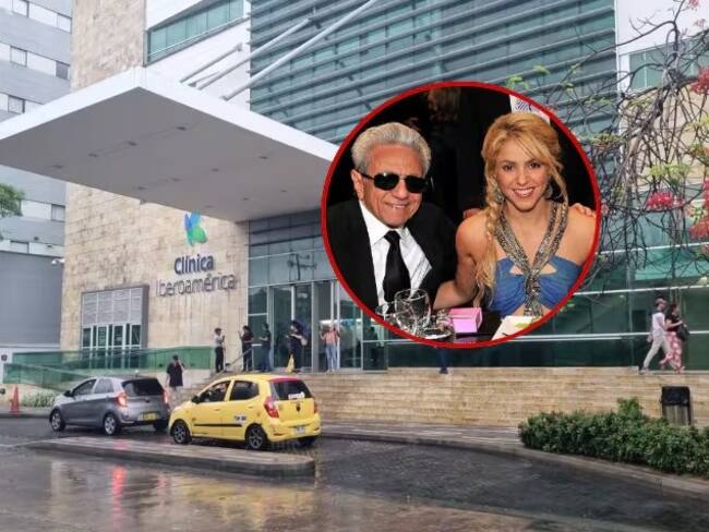 Shakira salió de Barranquilla luego que su padre fue dado de alta