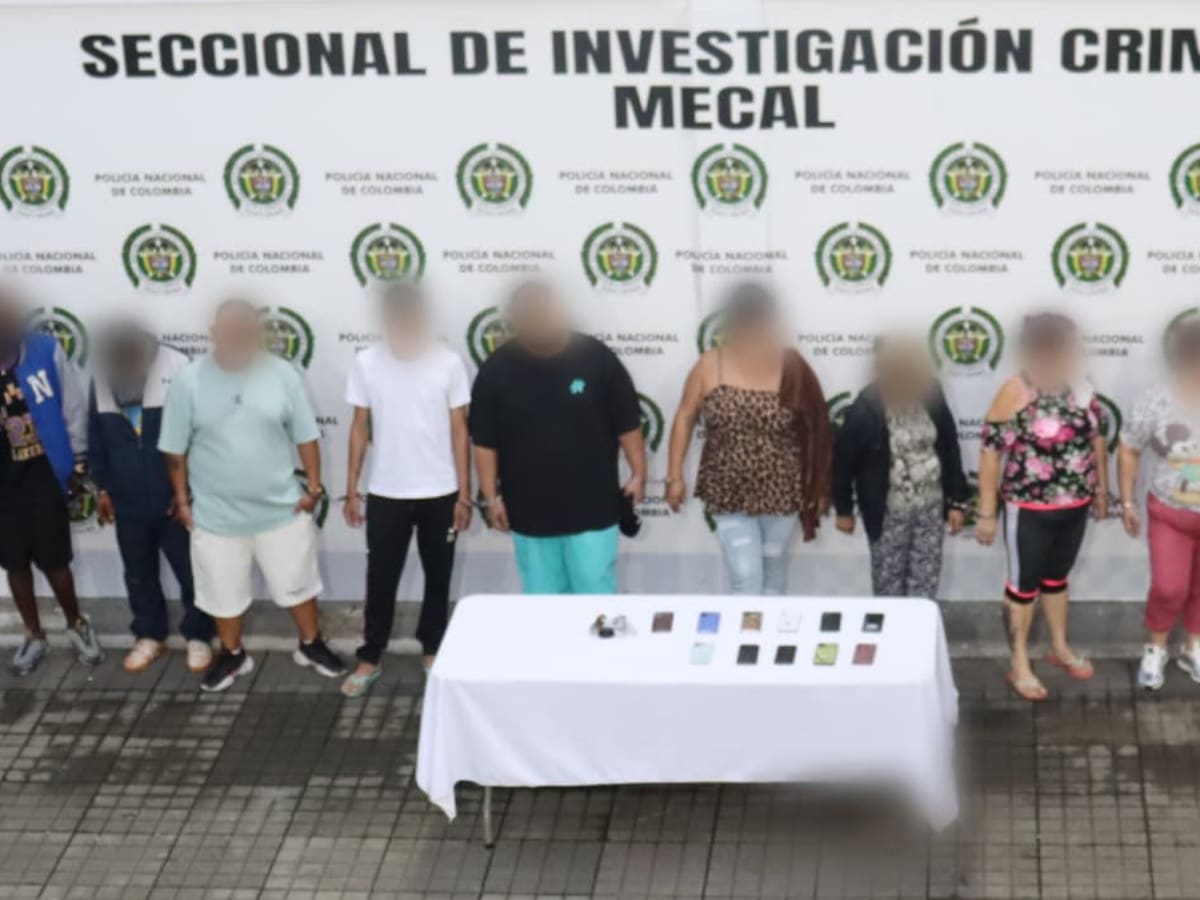 Policía captura 11 integrantes de una banda dedicada al homicidio, desplazamiento y microtráfico