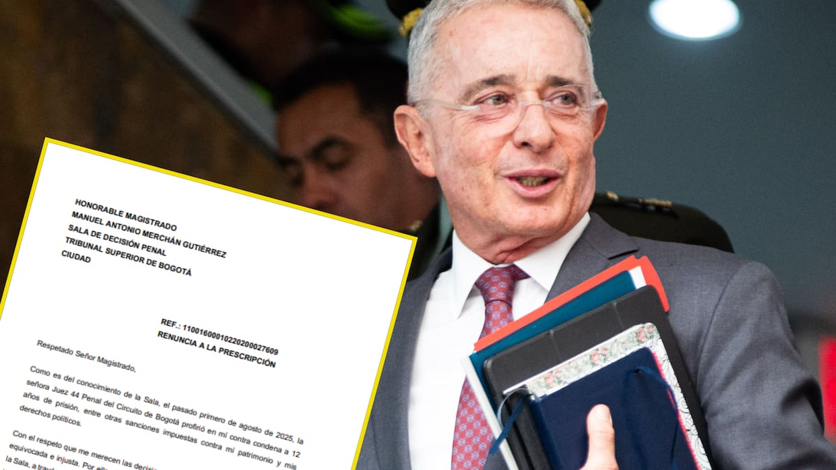 Álvaro Uribe renuncia a la prescripción de su proceso por presunta manipulación de testigos