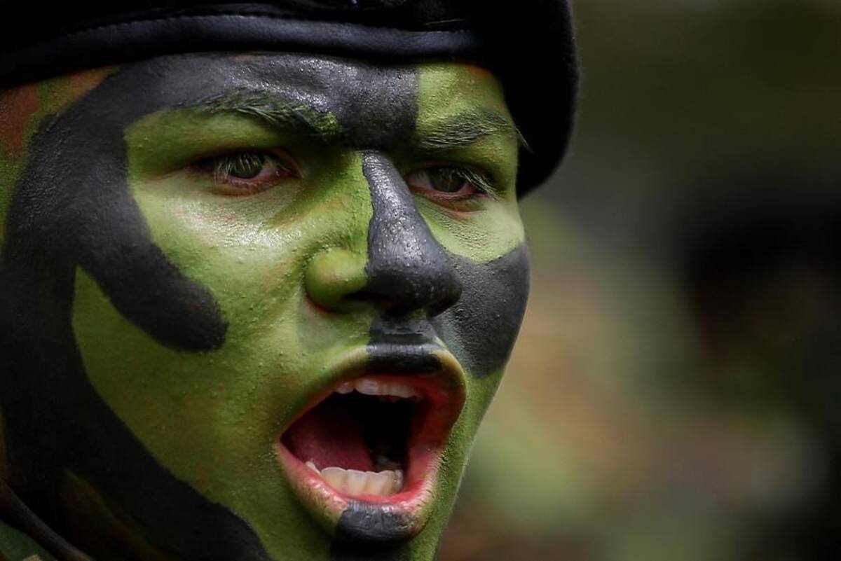 Miles de bogotanos salieron a las calles a observar el desfile del 20 de julio que realizan las Fuerzas Armadas Colombianas.