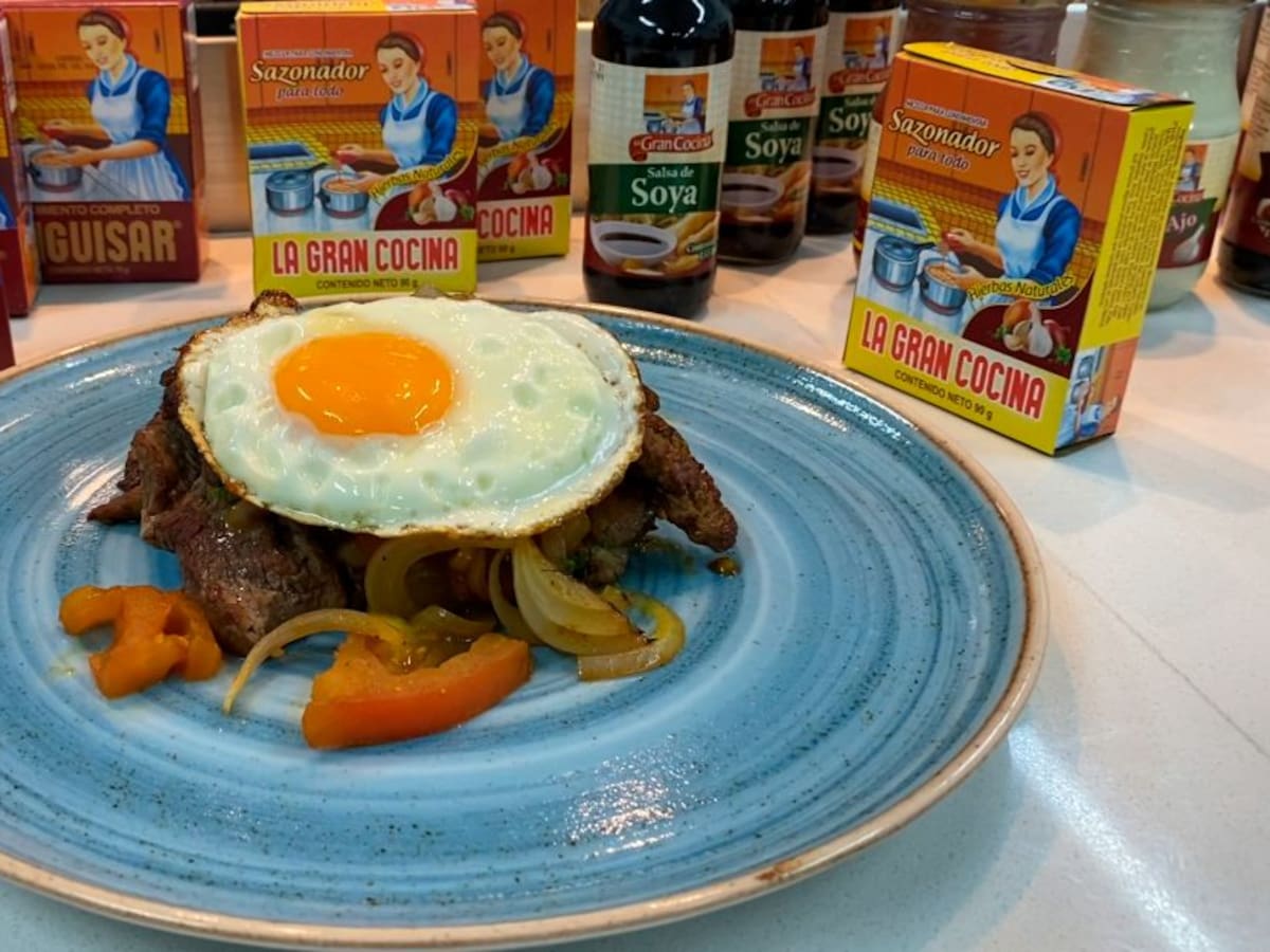 Bistec a la criolla con La Gran Cocina y Triguisar