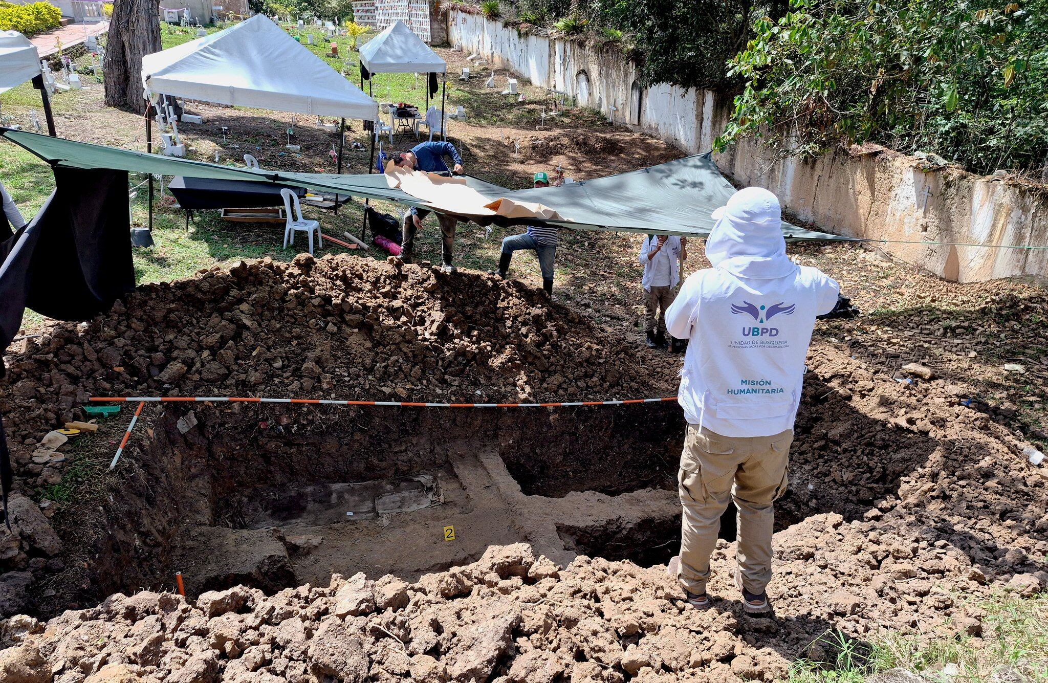 Cuerpos recuperados en Toledo inician proceso de identificación. / Foto: Cortesía.