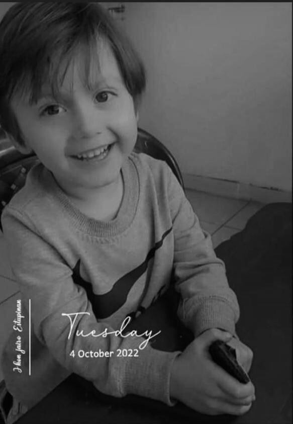 Emanuel Torres Estepa de 4 años falleció en Paz de Río (Boyacá), e investigan las causas de la muerte. Foto: Suministrada por la mamá del menor.