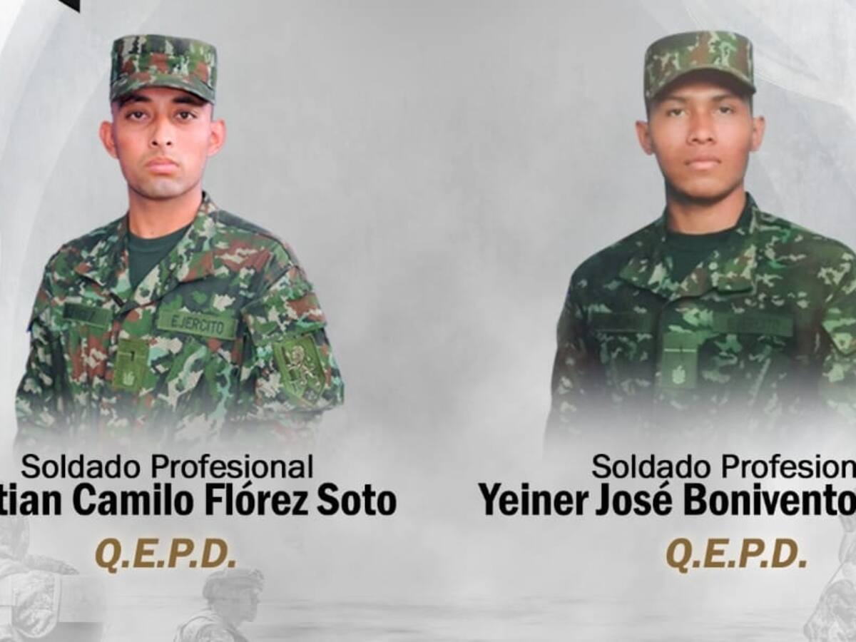 Dos militares muertos y uno más herido dejan combates en el Huila