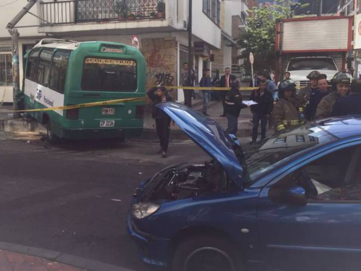 Doce heridos deja accidente de un bus del SITP Provisional
