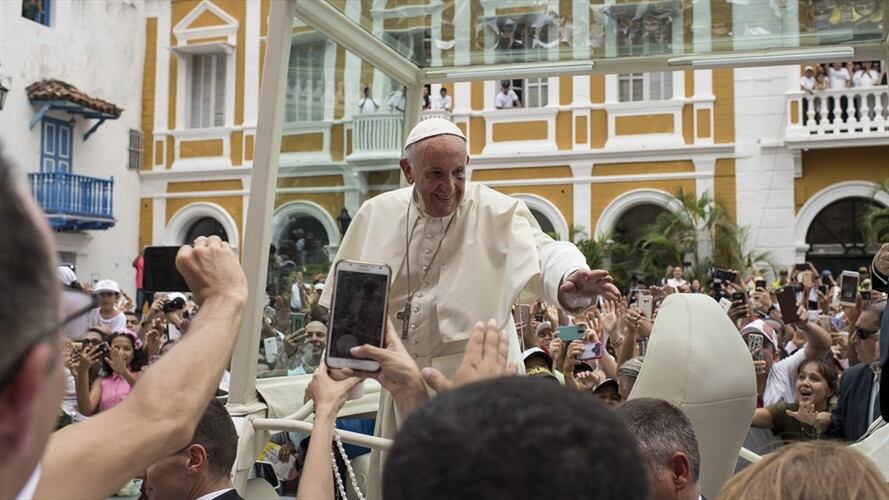 Ocupación hotelera en Cartagena durante la visita del papa Francisco fue del 73%. Foto: Getty Images