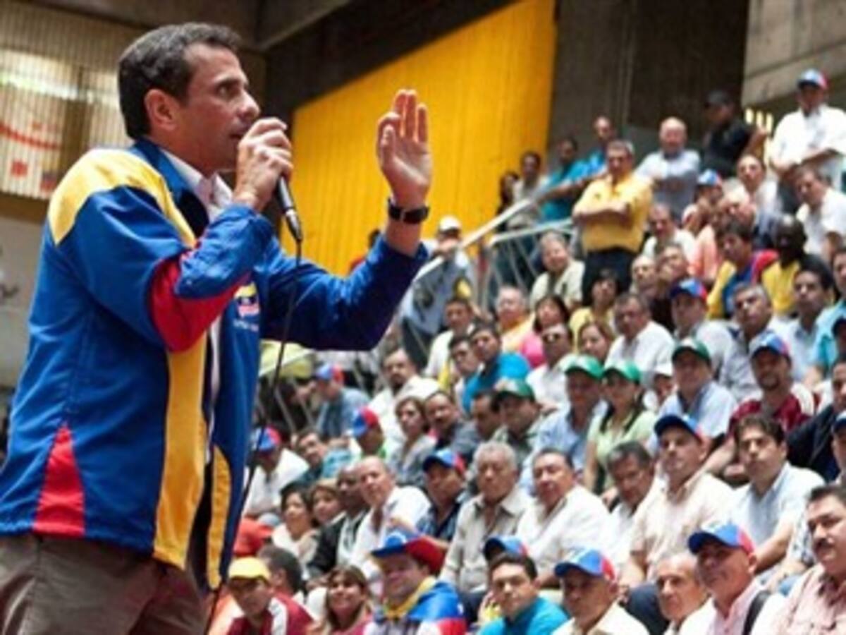 No soy la oposición, soy la solución: Capriles en acto de inauguración de campaña