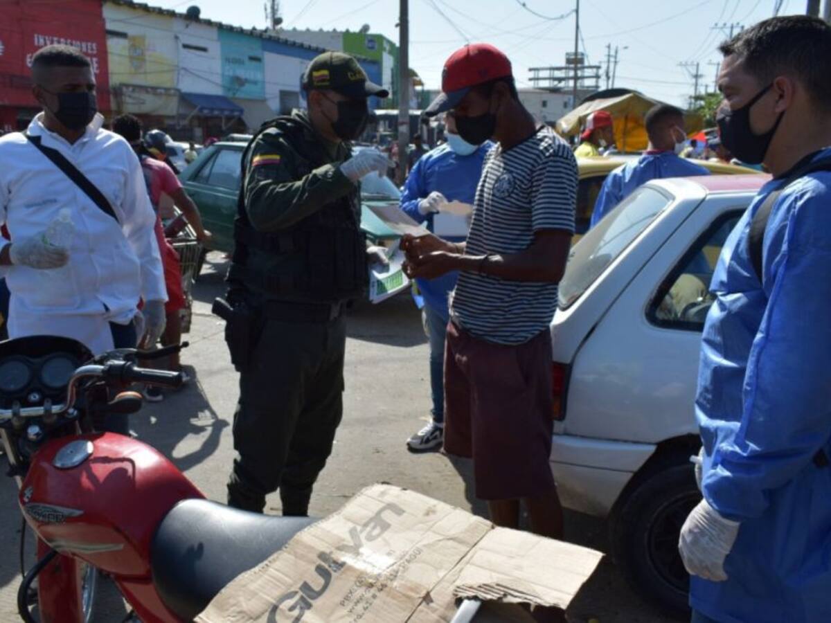 Nuevo Grupo de Intervención Policial GIP se tomó el Mercado de Cartagena