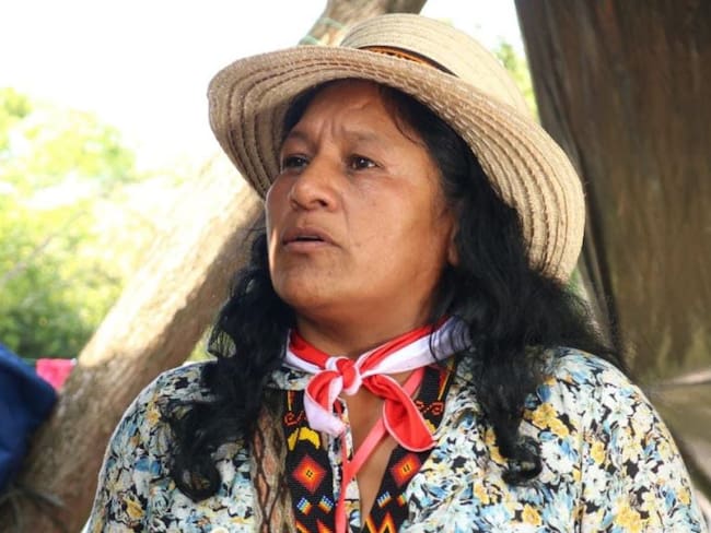 Lideresa indígena Aida Quilcué, hoy aspirante al Congreso de la República