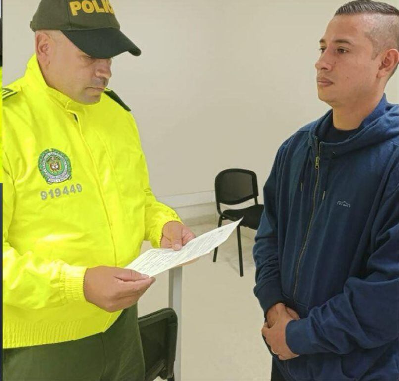 Capturado comandante de la Policía de La Ceja. Suministrada.