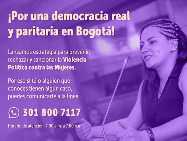 Alcaldía de Bogotá lanza estrategia para prevenir violencia contra las mujeres en política