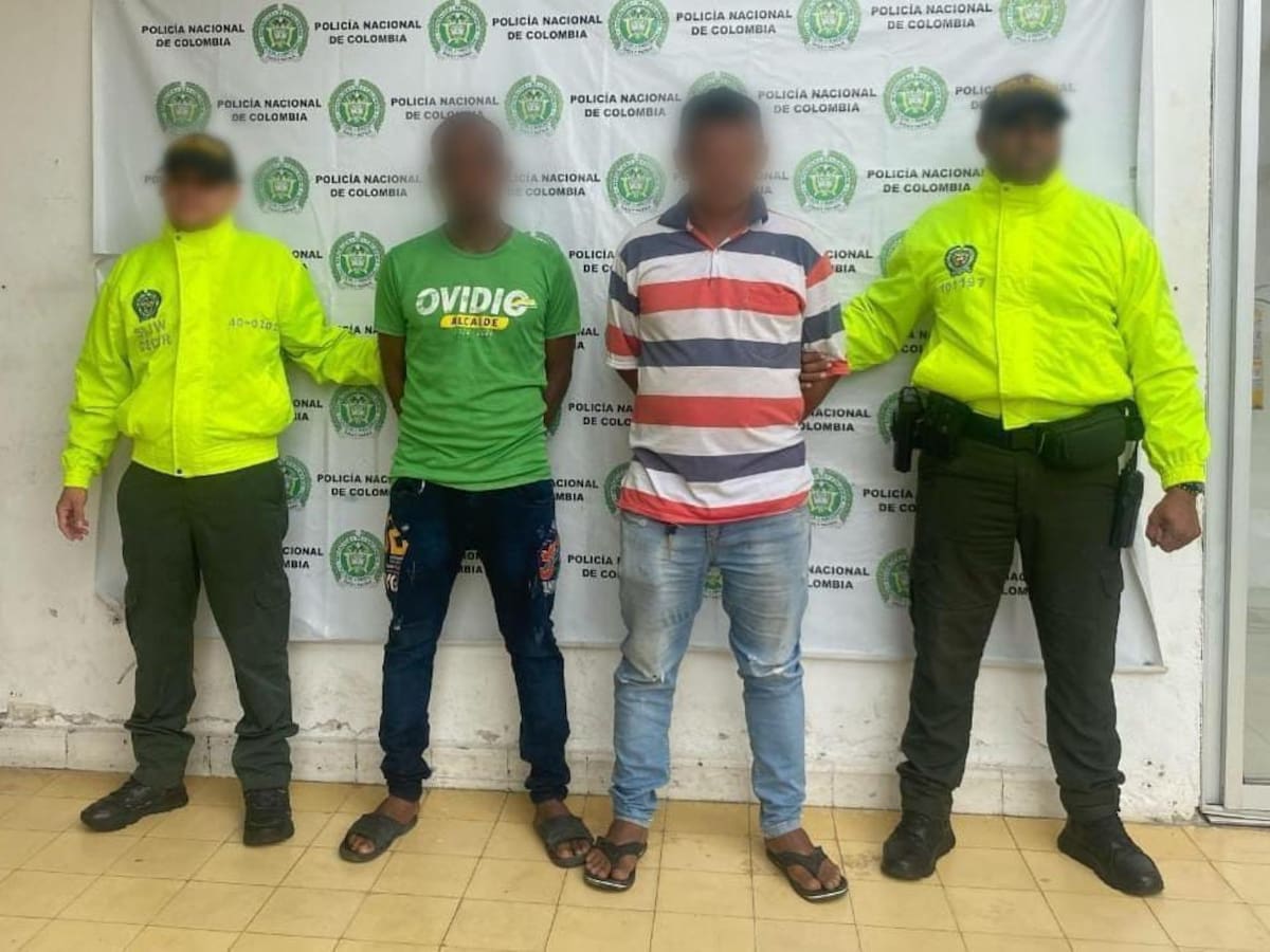 Capturan a dos peligrosos delincuentes que aterrorizaban a ganaderos en el Caribe colombiano