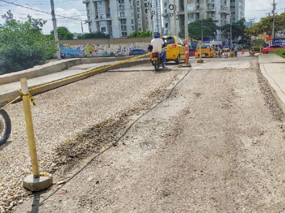 Inconformismo por obras en puente Benjamín Herrera de Cartagena