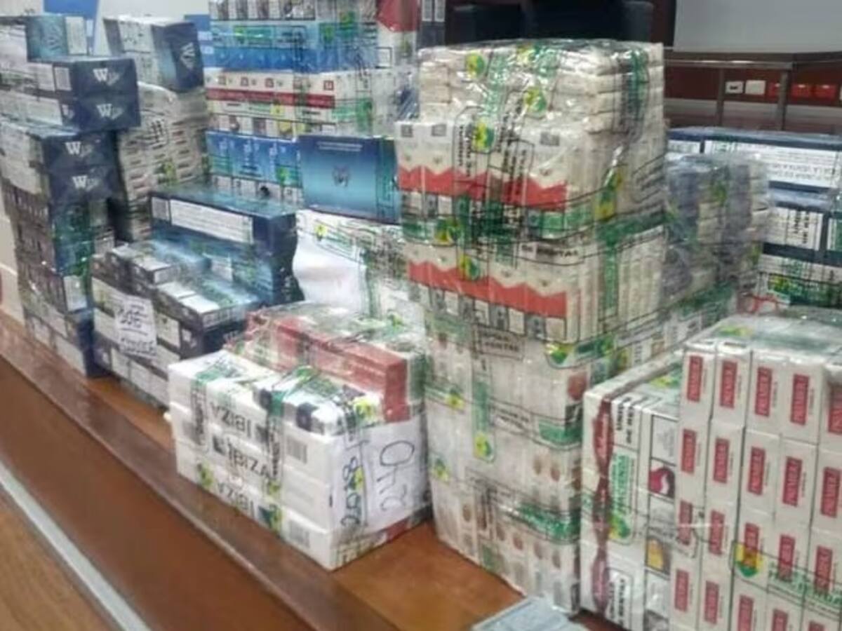 Más 18 mil cigarrillos, licor y cervezas, han sido incautados en operativos en Caldas