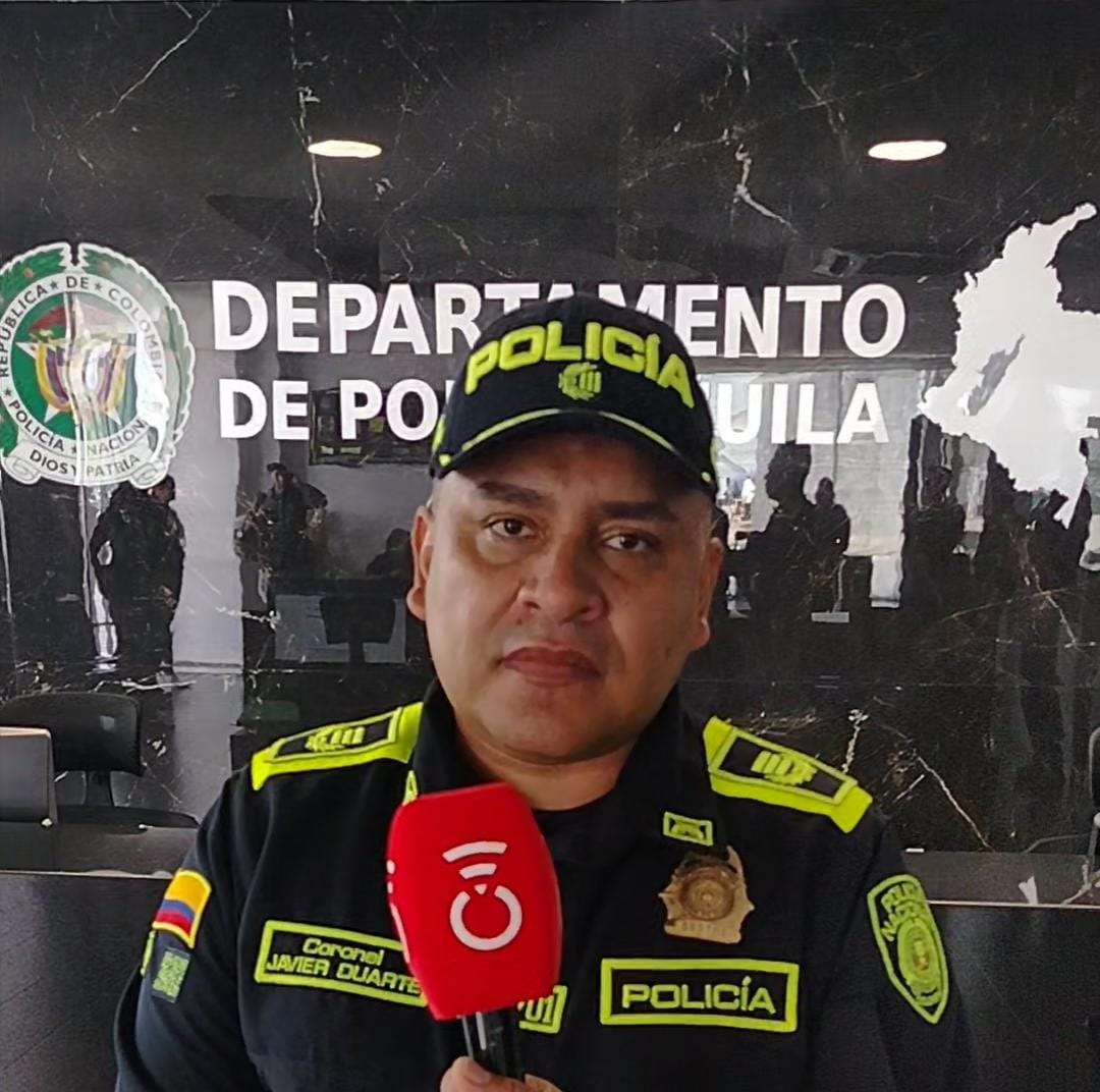 Coronel Javier Alberto Duarte Reyes, nuevo comandante de la Policía Huila, anunció el despliegue de 900 uniformados para la seguridad electoral en el departamento.