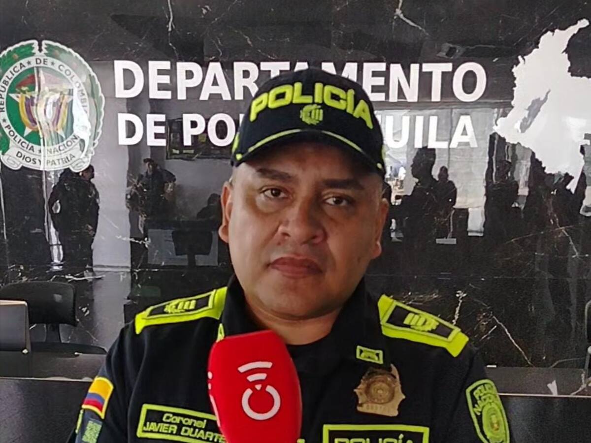 900 policías garantizarán seguridad electoral en Huila, nuevo comandante anuncia ofensiva