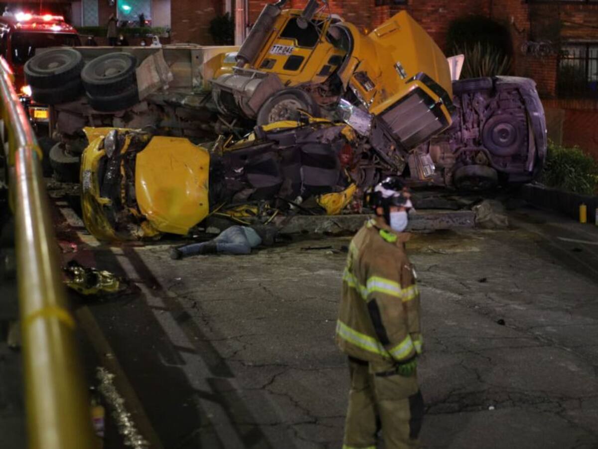 Las hipótesis sobre el accidente en la Avenida Circunvalar en Bogotá