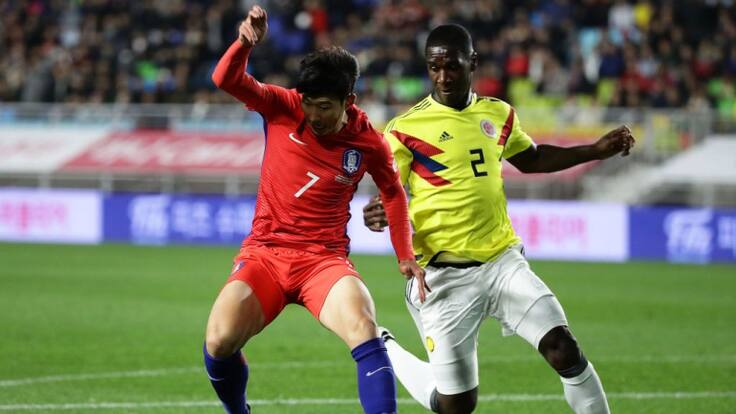 Gol de Cristian Zapata a Corea del Sur