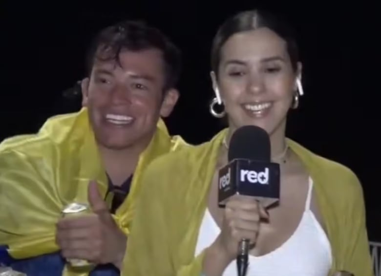 El momento fue en la transmisión en vivo del noticiero. Imagen | Captura de pantalla