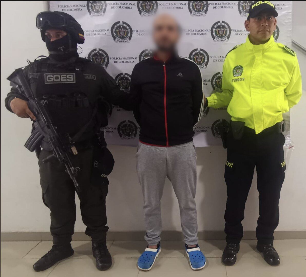 Momento de la captura de alias "El Turco" vinculado con Hezbolá