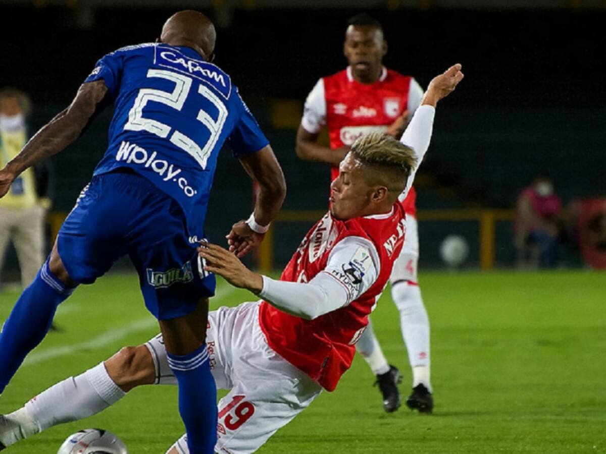 Santa Fe salvó un punto agónico en el clásico contra Millonarios