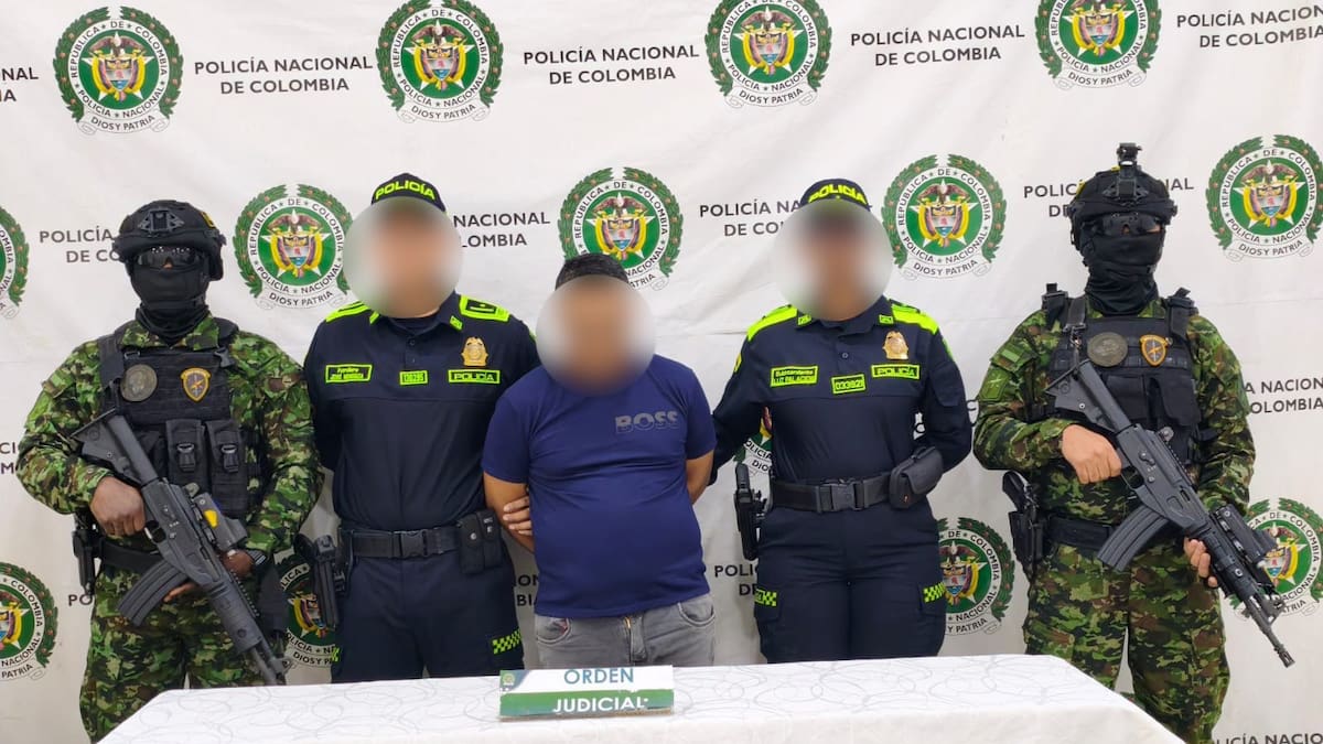 Capturan a presunto cabecilla del Clan del Golfo señalado de coordinar homicidios en Montería